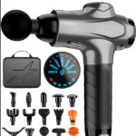 massage gun deep tissue lcd touch 7 speed cordless handheld 12 heads